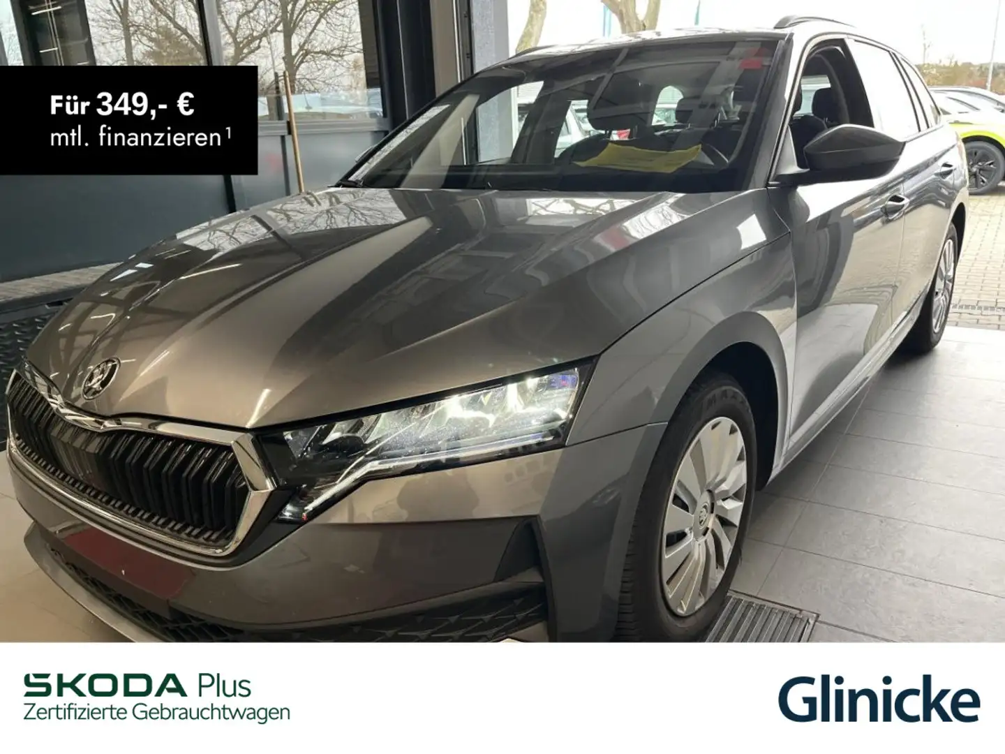 Skoda Octavia Combi 2.0 TDI Essence AHK SiHz LED Grau - 1