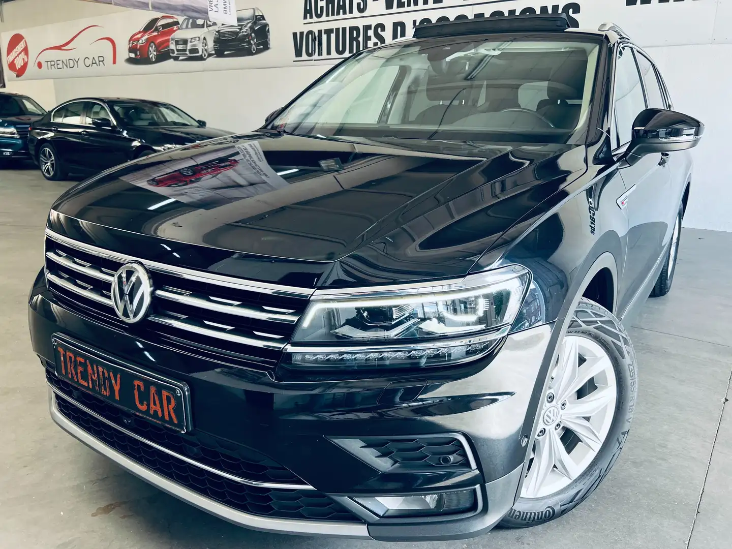 Volkswagen Tiguan Allspace 2.0 TSI 4Motion Highline DSG+PANO+CARNET+GARANTIE Zwart - 1