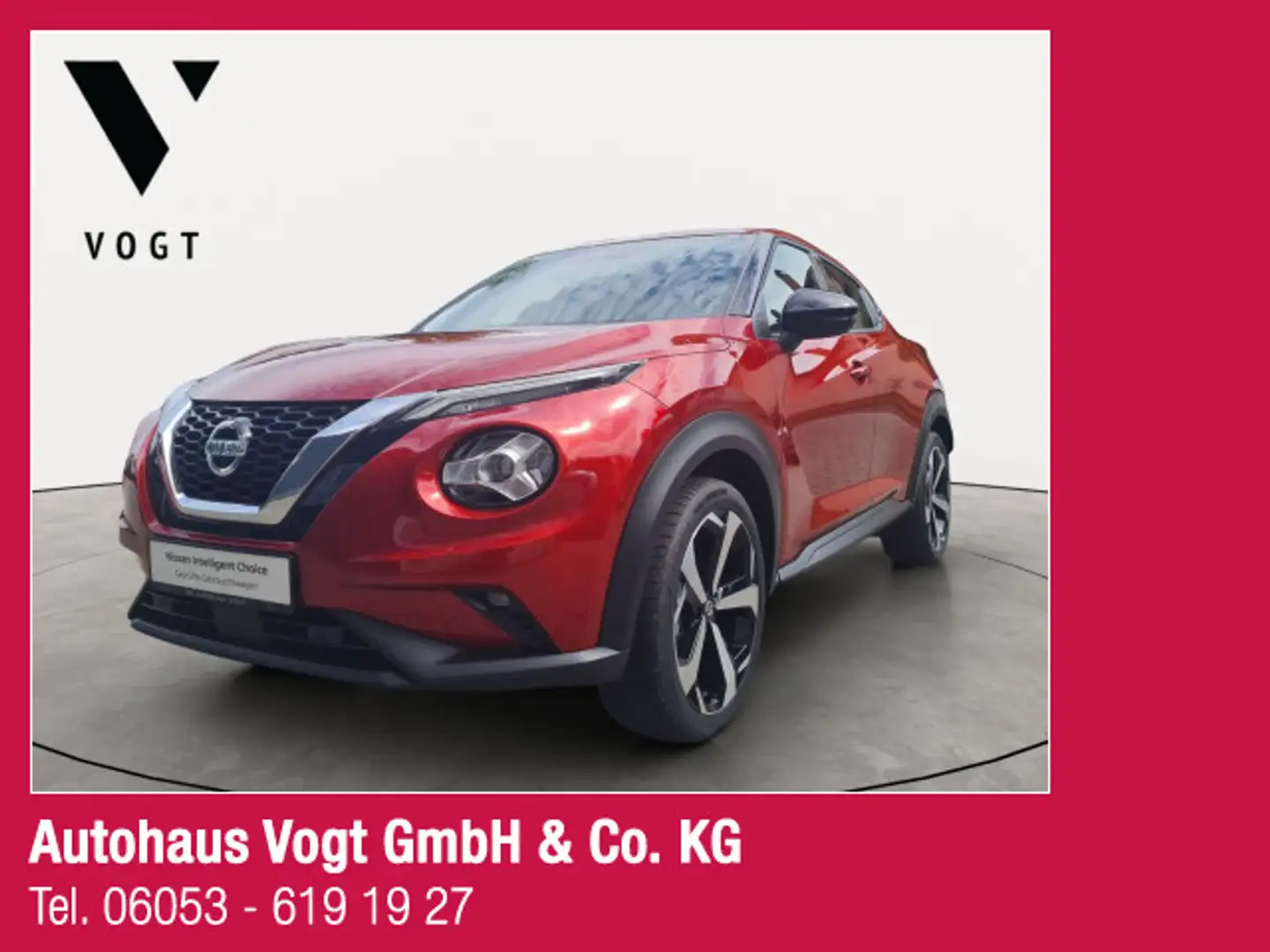 Nissan Juke Tekna°AUTOM°NAVI°360KAMERA°BOSE°AHKabnehmba Rot - 1
