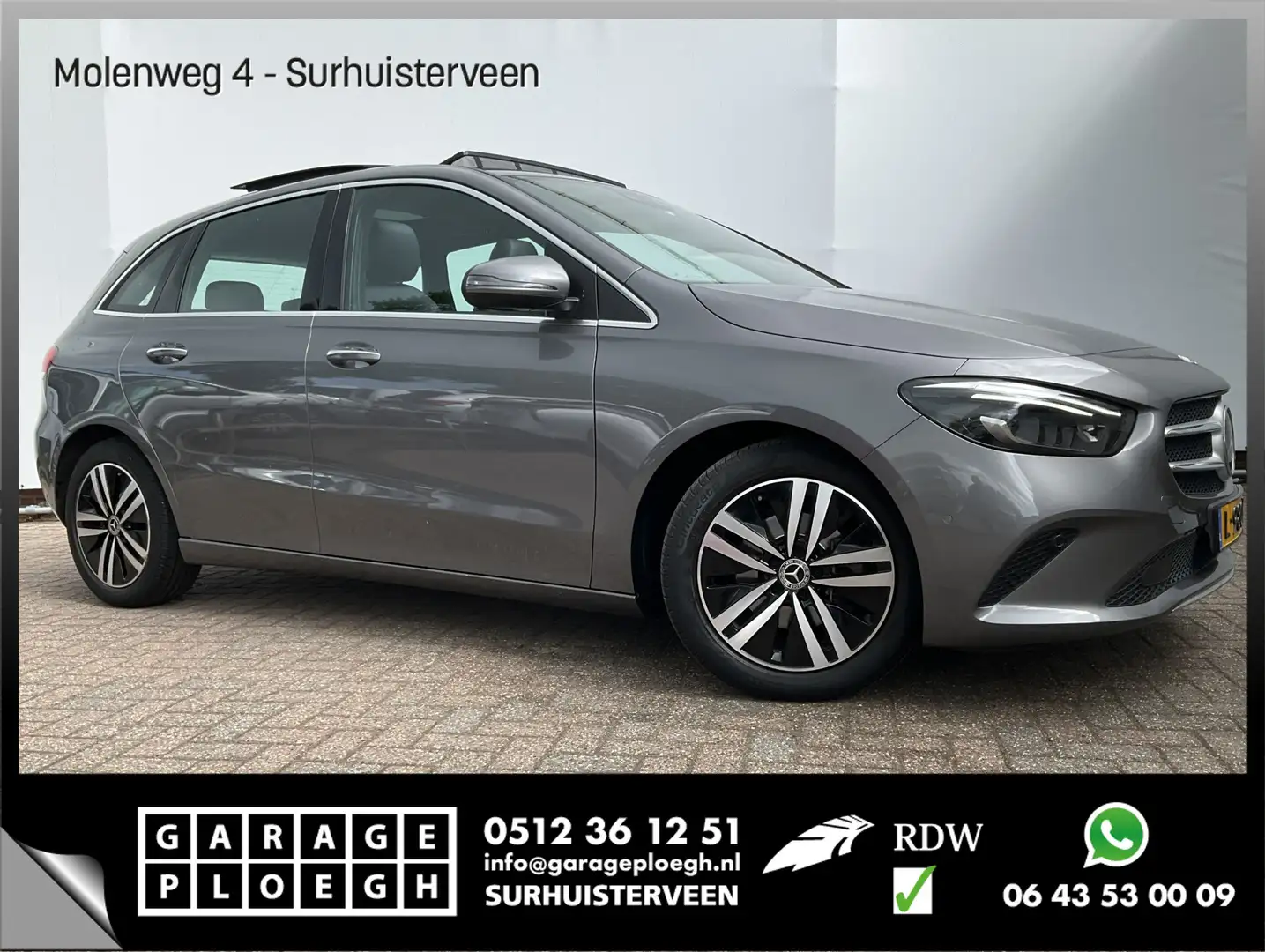 Mercedes-Benz B 180 Business Solution Luxury Automaat Pano Leder Adap. Grijs - 1