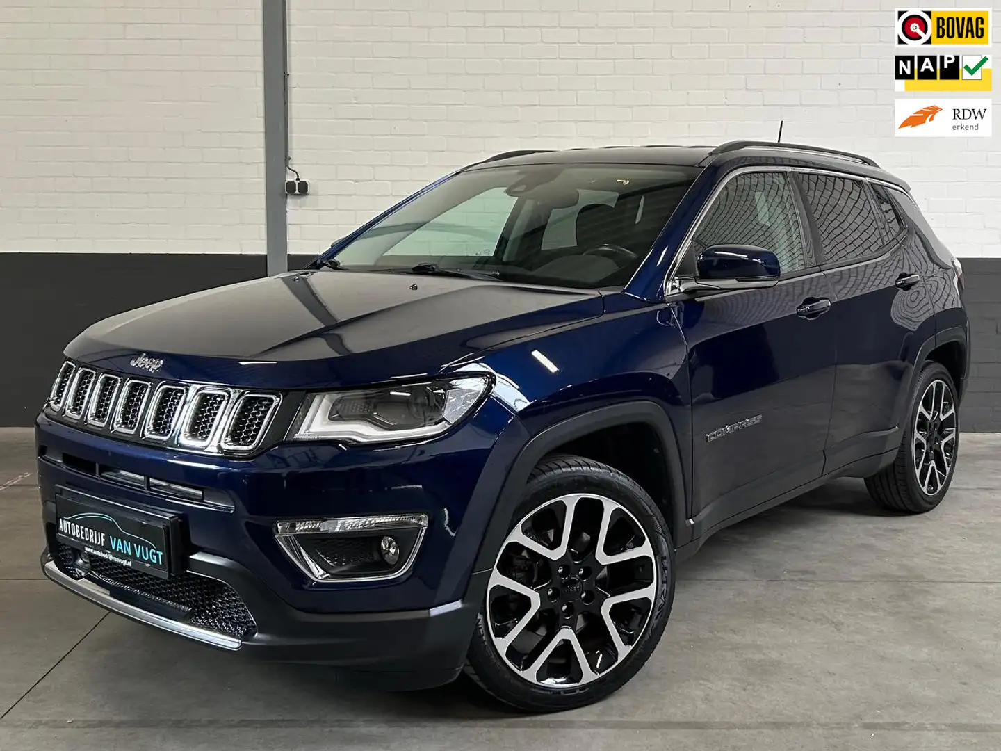 Jeep Compass 1.4 MultiAir Limited, stoelventilatie, Apple-Andro Blauw - 1