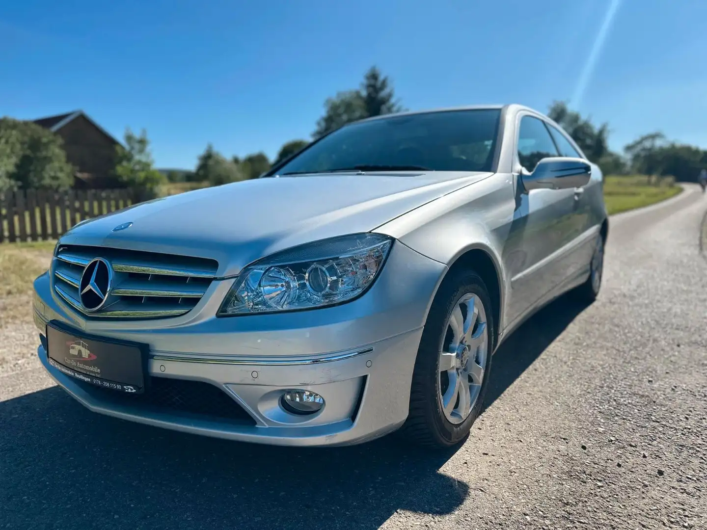Mercedes-Benz CLC Kompressor*1.Hd*Klima*SHZ*Teilleder*Temp Silber - 2
