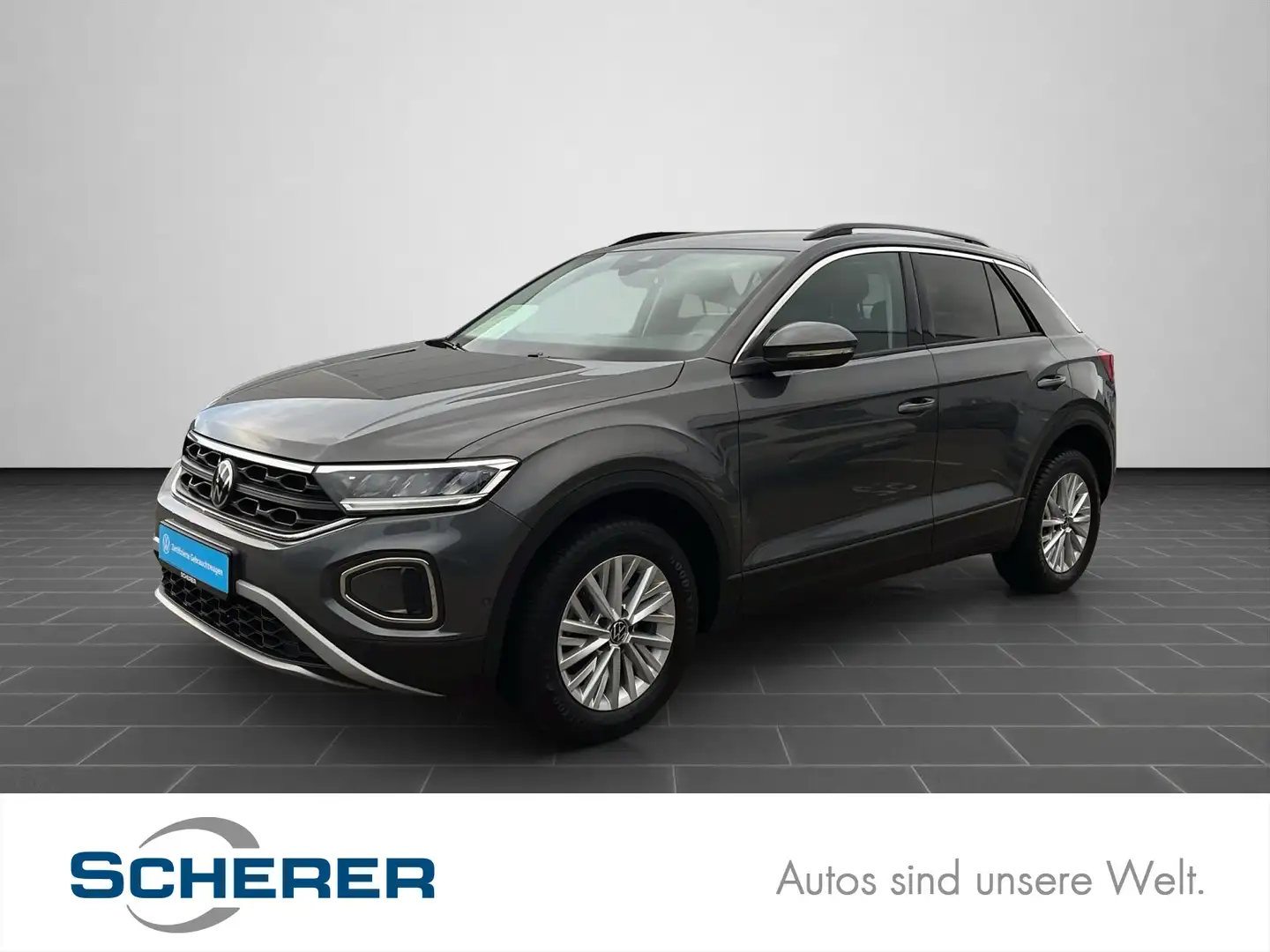 Volkswagen T-Roc 1.0 TSI Life NAVI/LED/PDC/u.v.m. Grau - 1