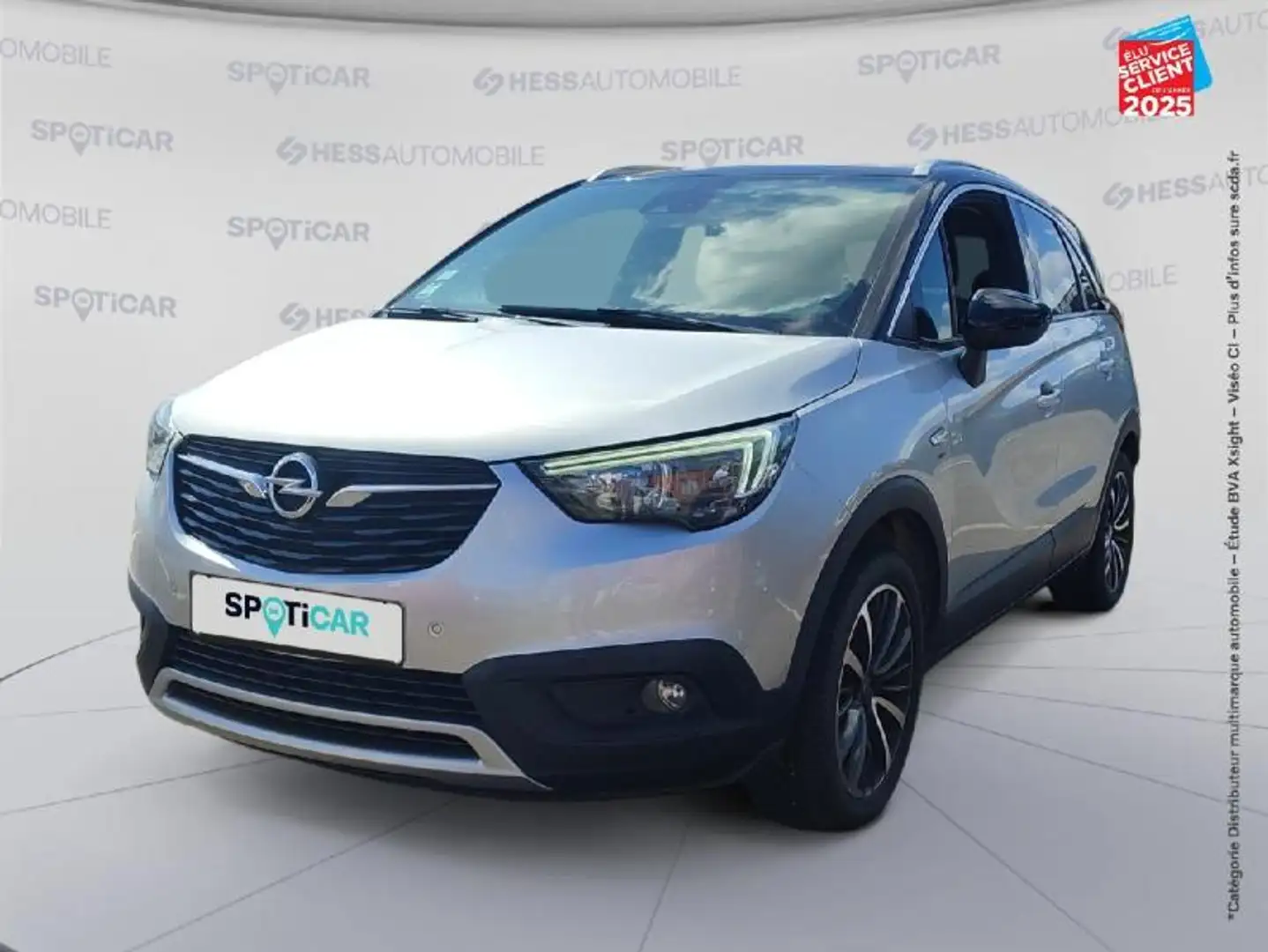 Opel Crossland X 1.2 Turbo 110ch Design 120 ans BVA Euro 6d-T Grau - 1