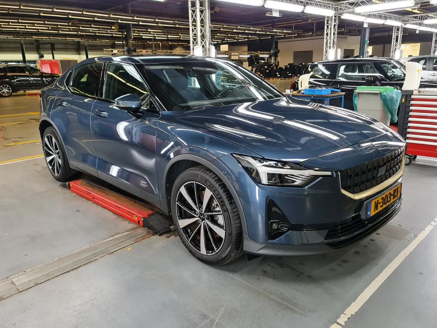 Polestar 2 LRSM 78 kWh | Pilot pack | 94% SoH Bleu - 1