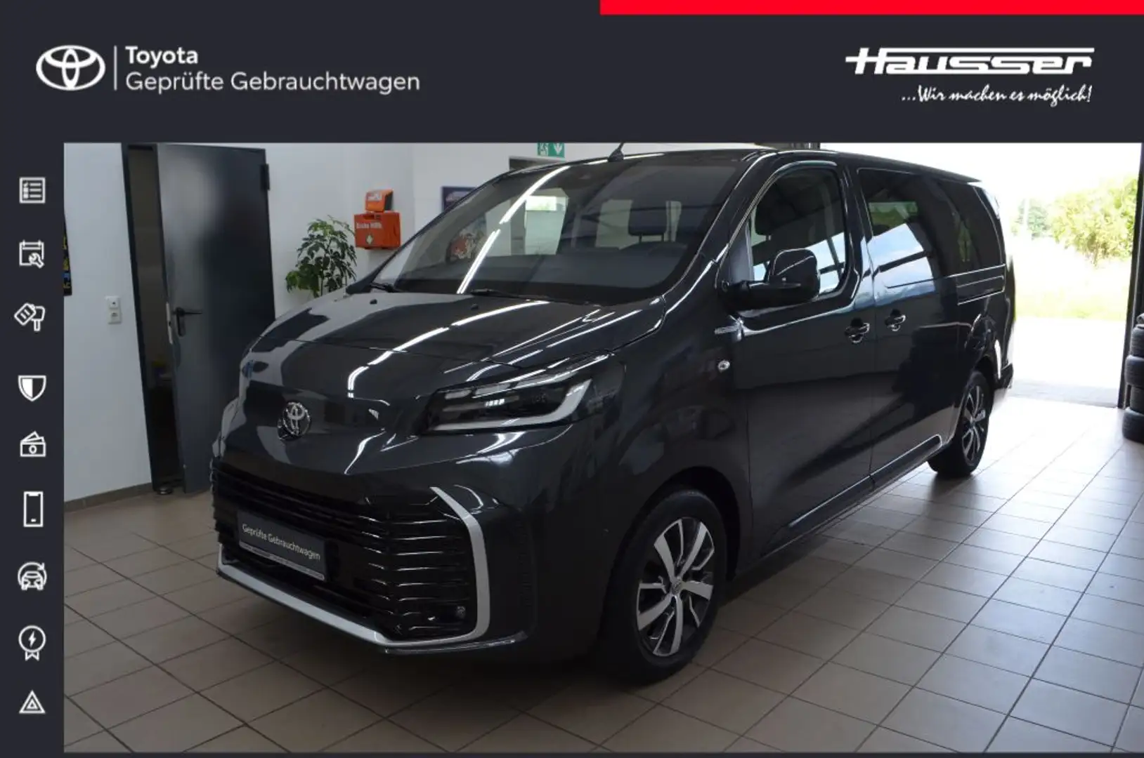 Toyota Proace 2,0-l D L2 (8-Si.) Autm.Team D*ALLWETTERREIFEN Grau - 1