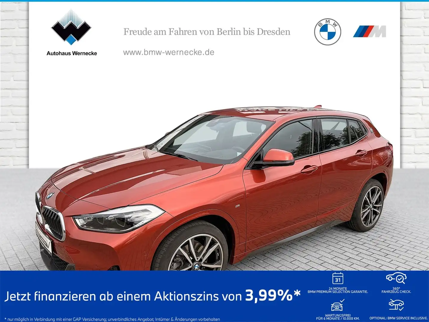 BMW X2 sDrive20i M Sportpaket Head-Up DAB LED RFK Orange - 1