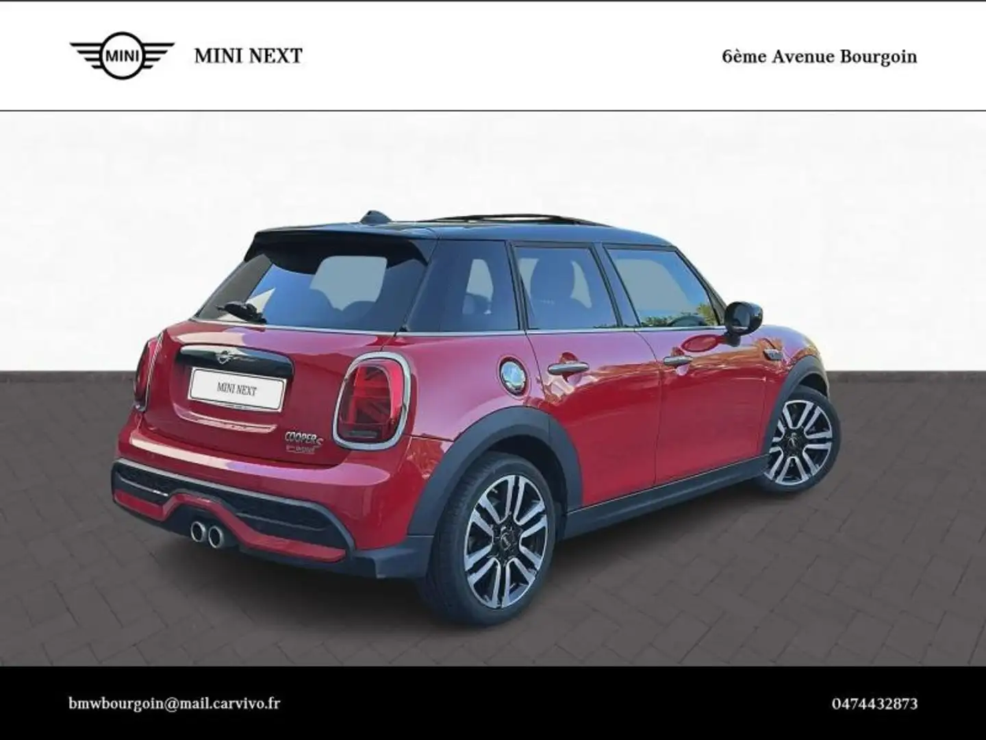MINI Cooper S Cooper S 178ch Edition Premium Plus BVA7 Rouge - 2