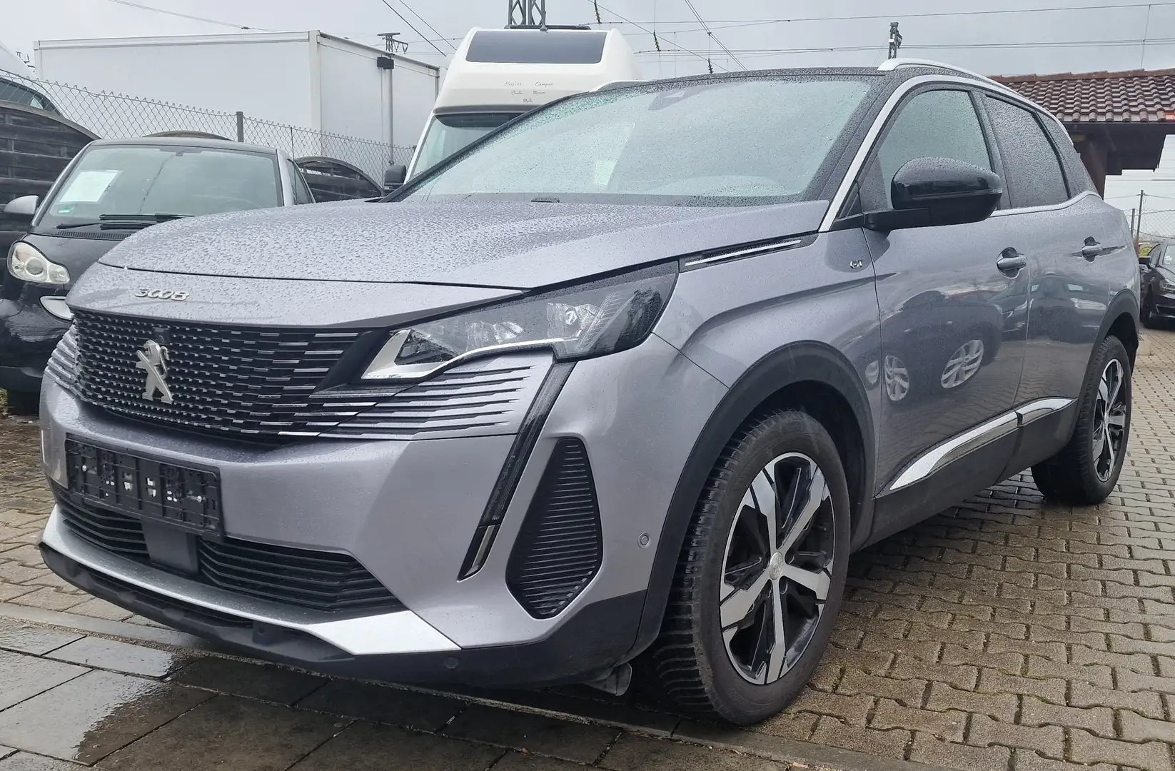 Peugeot 3008 GT Klima, Teilleder, Automatik Grau - 1