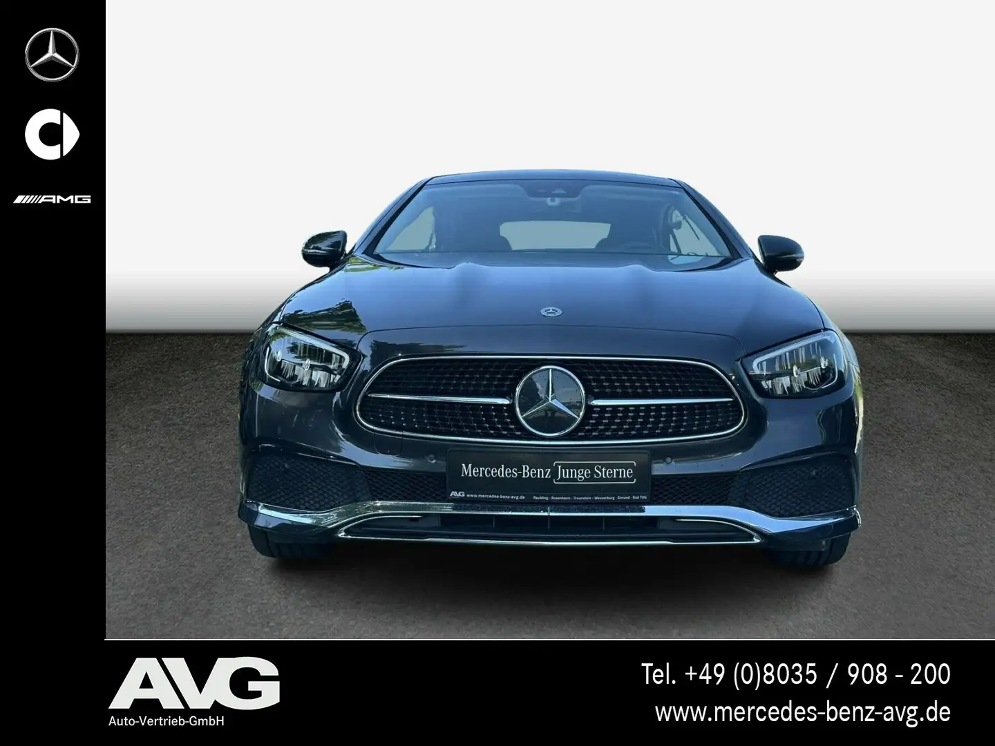 Mercedes-Benz E 220 E 220 d Coupé Avantgarde Pano MBUX Navi LED AHK Grijs - 2