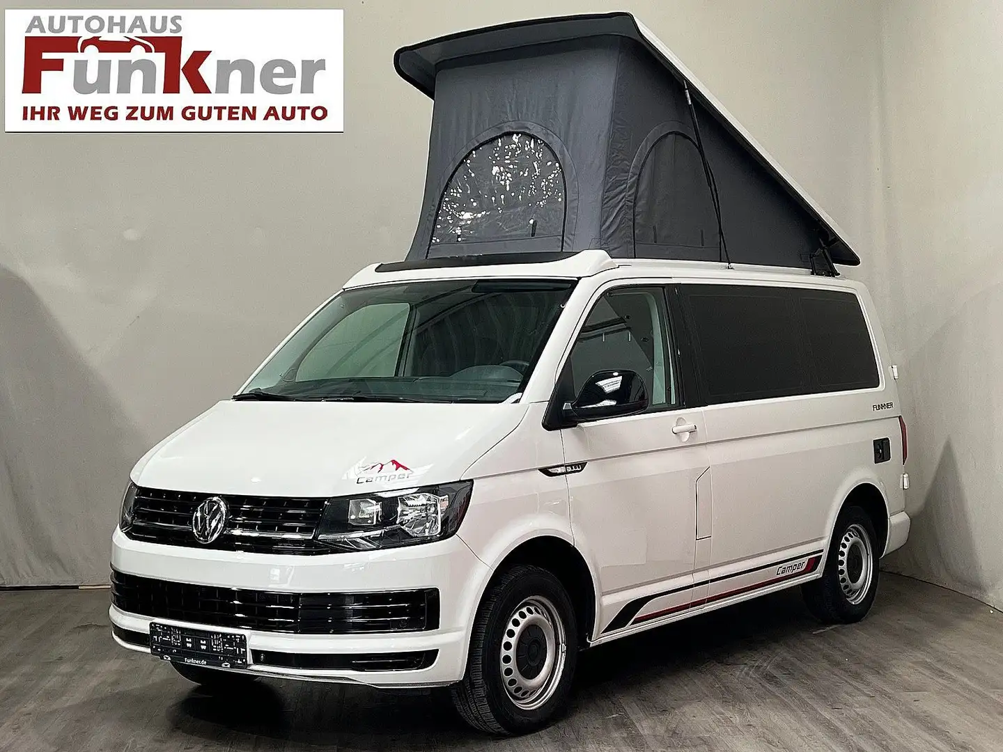 Volkswagen T6 CAMPER/AUFSTELDACH/NEUAUSBAU/KEIN CALIFORNIA! Bianco - 1