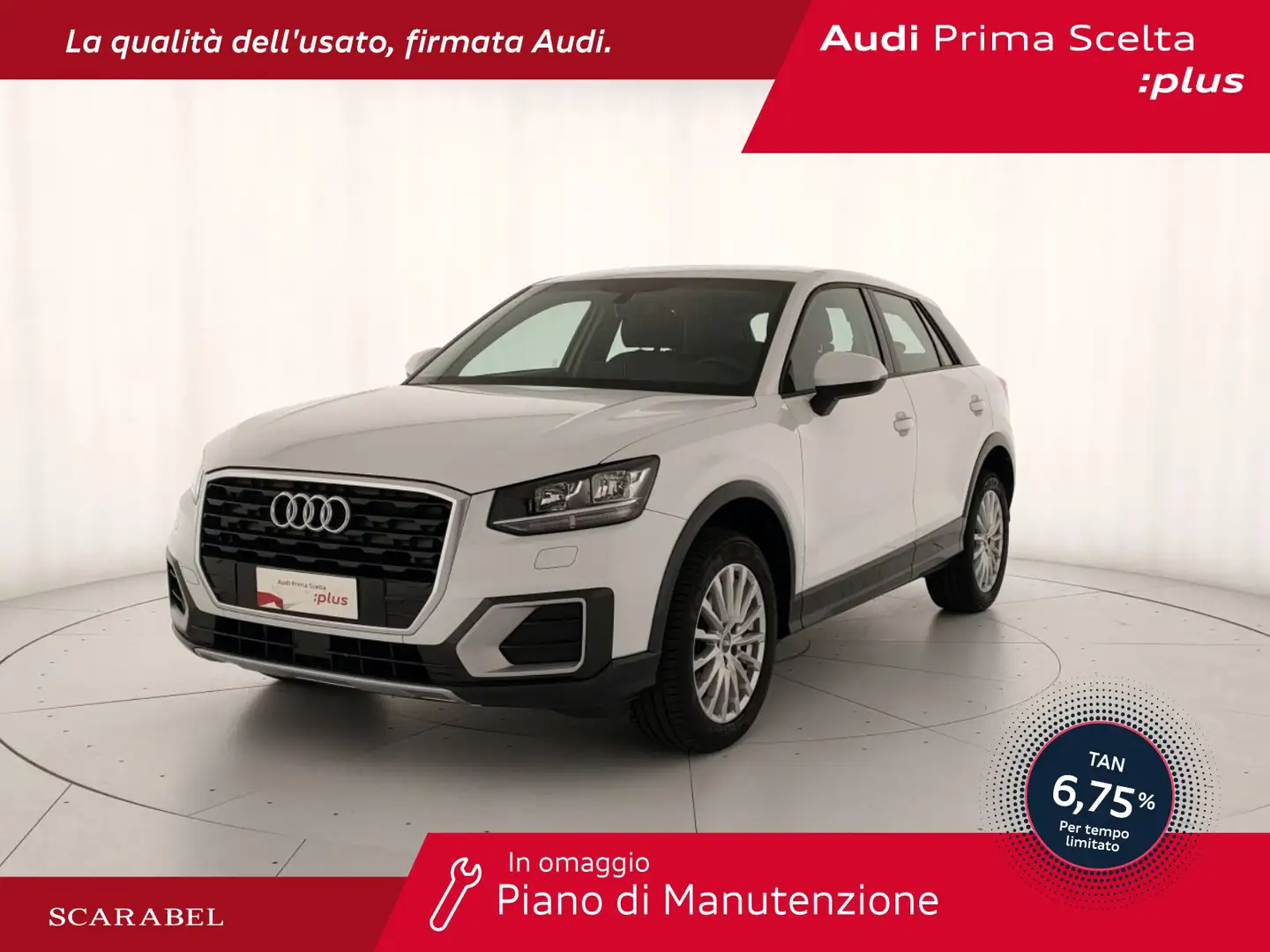 Audi Q2 1.6 tdi design Blanc - 1