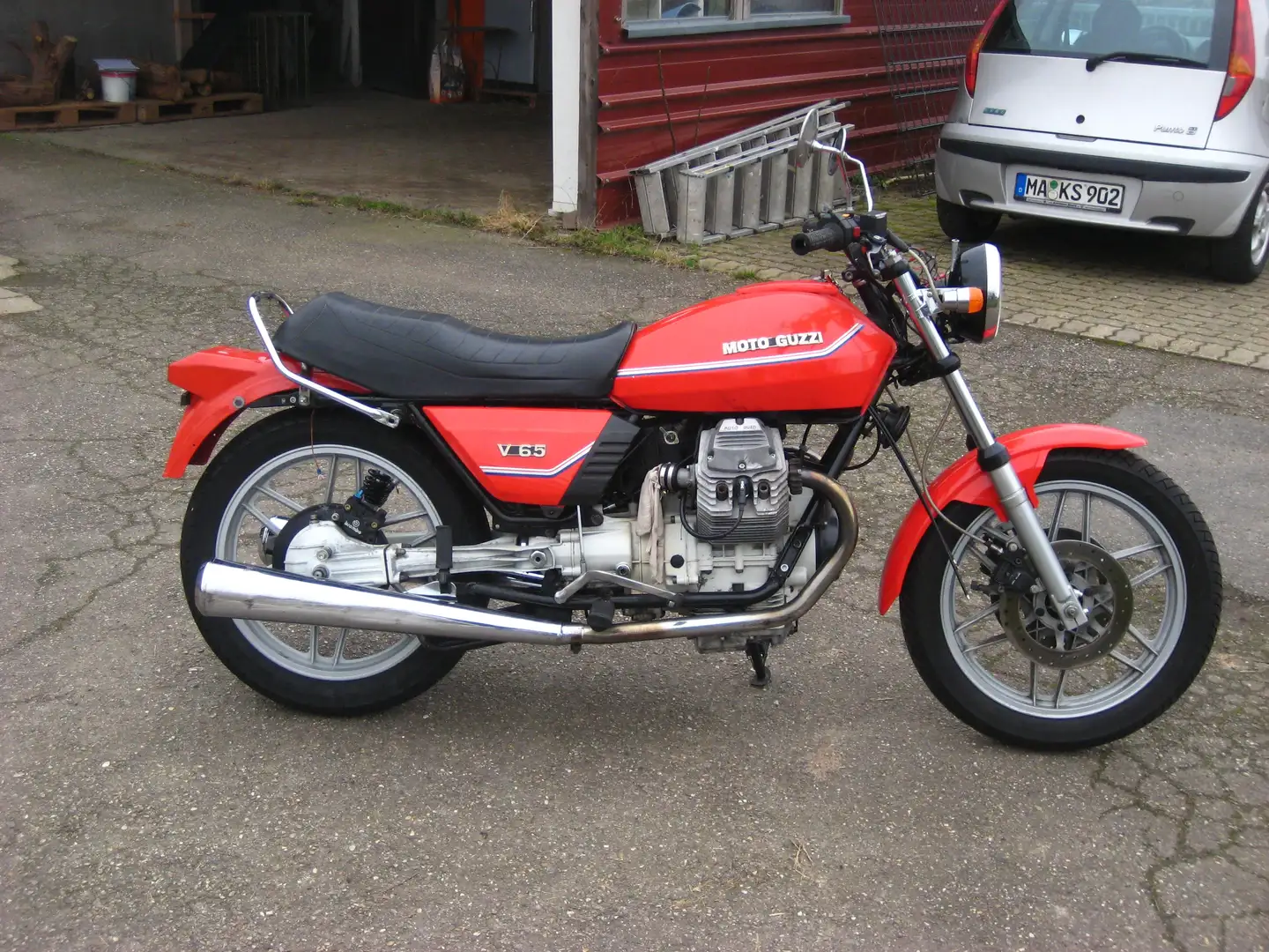 Moto Guzzi V 65 Unfallmotorrad Červená - 2