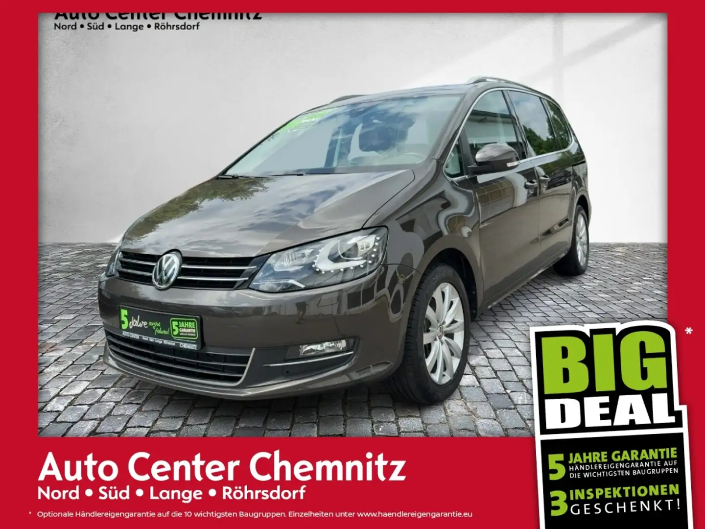 Volkswagen Sharan 1.4 DSG Highline PanoSD/Xenon/Navi/Leder Zwart - 1