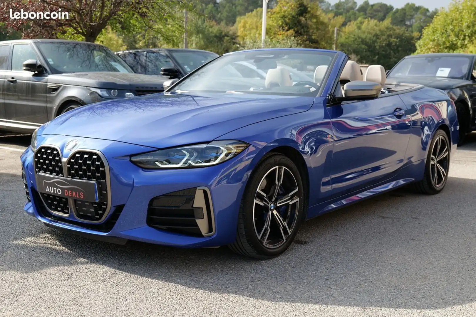 BMW 440 serie cabriolet m440i xdrive 374 ch bva8 Bleu - 1