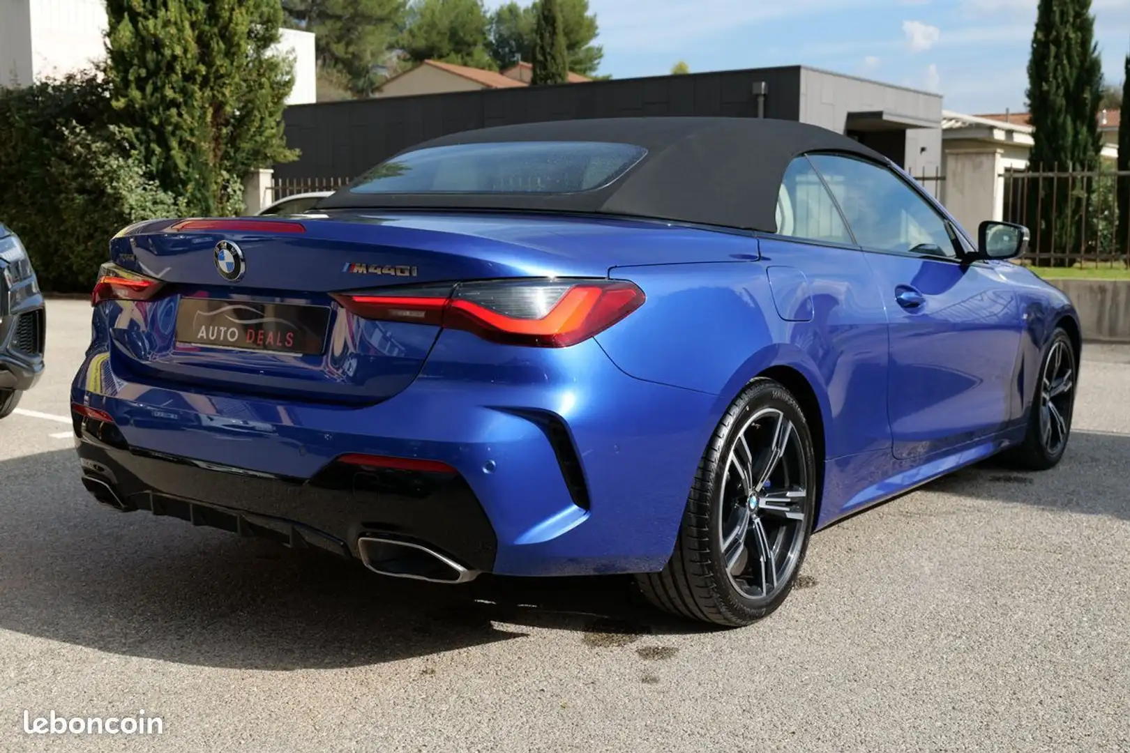 BMW 440 serie cabriolet m440i xdrive 374 ch bva8 Bleu - 2