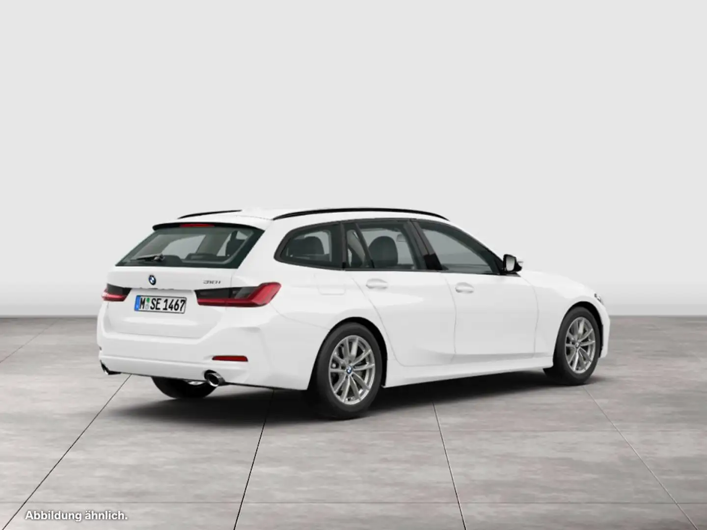 BMW 318 i Touring Shz. HuD PDC Tempomat DAB Klimaauto. Weiß - 2