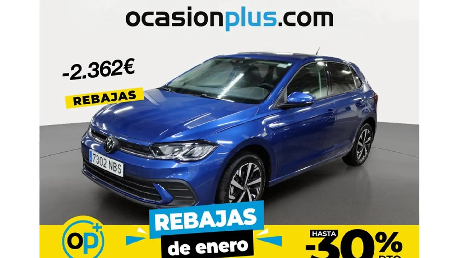 Volkswagen Polo 1.0 TSI Mas DSG 70kW Bleu - 1