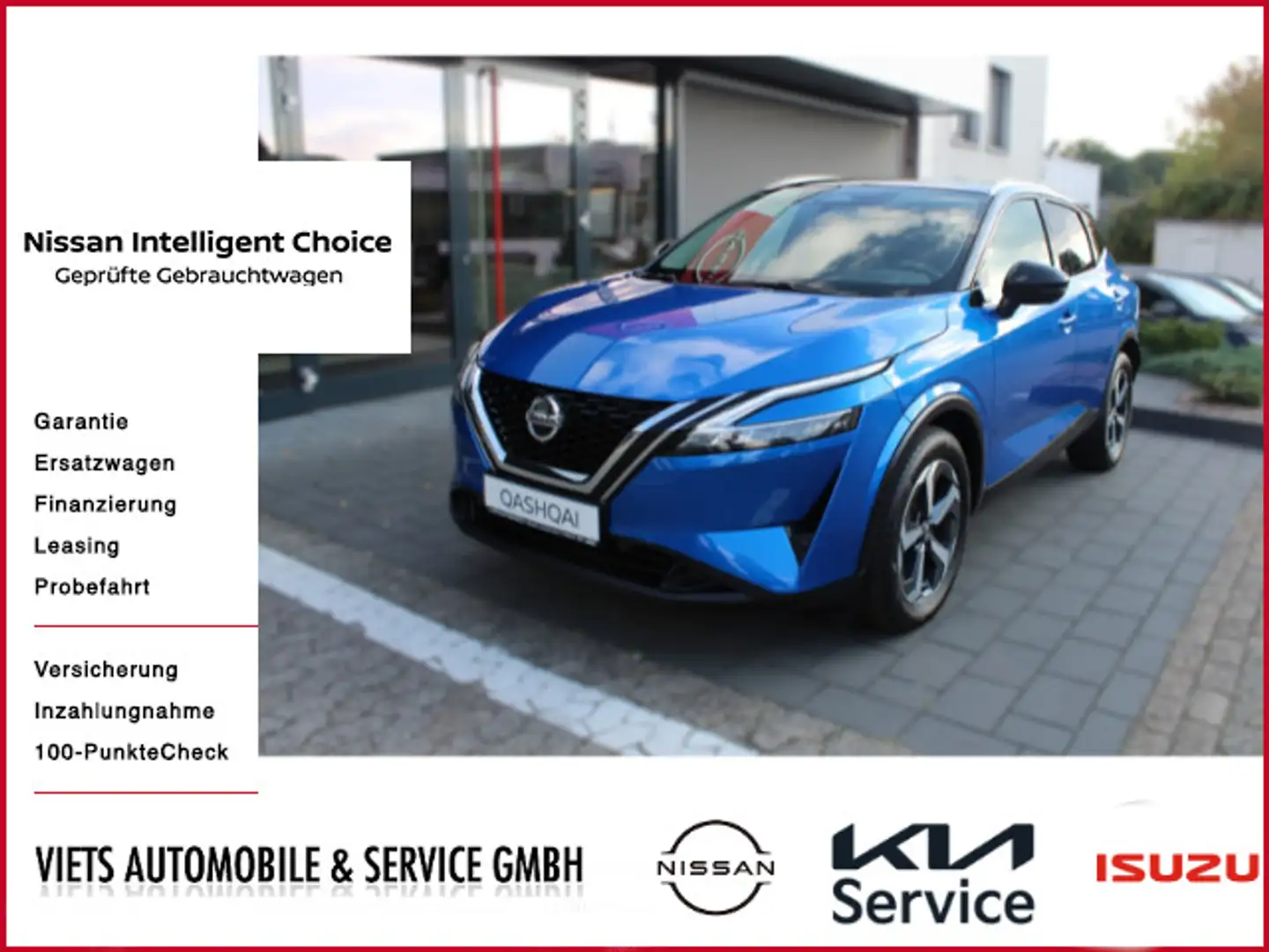 Nissan Qashqai 1.3 DIG-T Premiere Edition AT LED AHK Blauw - 1