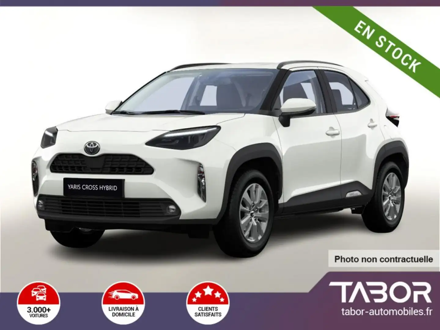 Toyota Yaris Cross 1.5 HEV 116 CVT cam SHZ ACC Blanc - 1