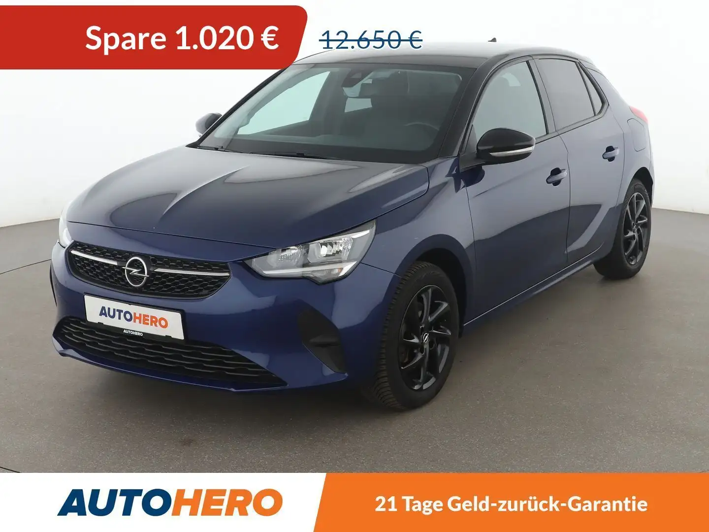 Opel Corsa 1.2 Turbo Edition *TEMPO*PDC*SHZ*LHZ*ALU*KLIMA* Blau - 1