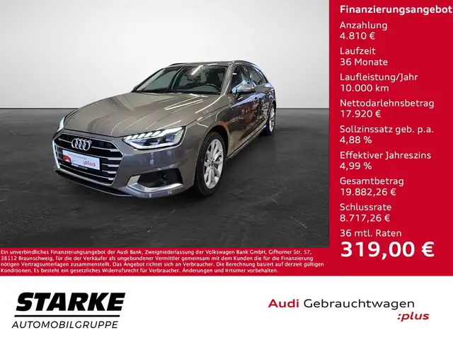 Audi A4 Avant 35 TDI S tronic advanced NaviPlus LED AHK...