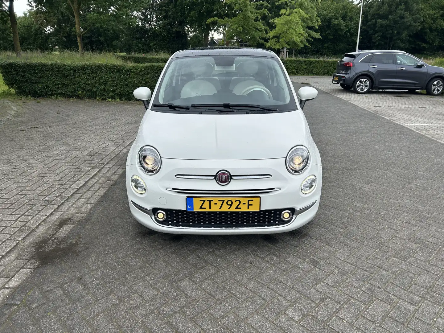 Fiat 500 0.9 TwinAir Turbo Lounge Cruise Pano Pdc App Navi Blanco - 2