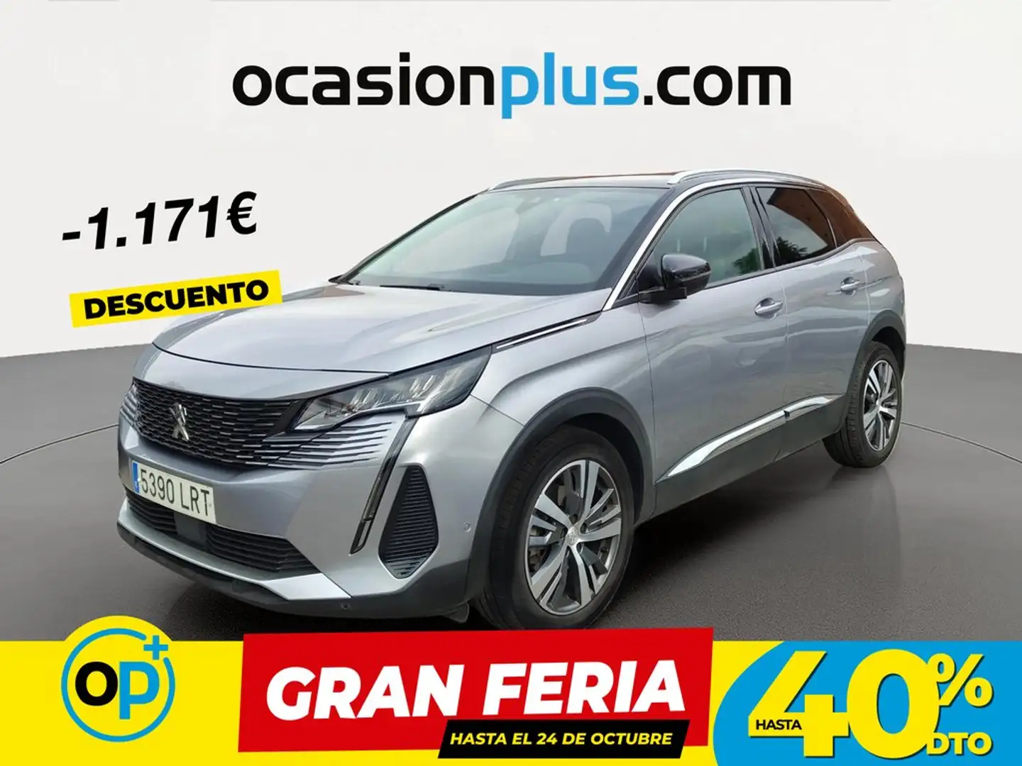 Peugeot 3008 1.5BlueHDi Allure Pack S&S 130 Gris - 1