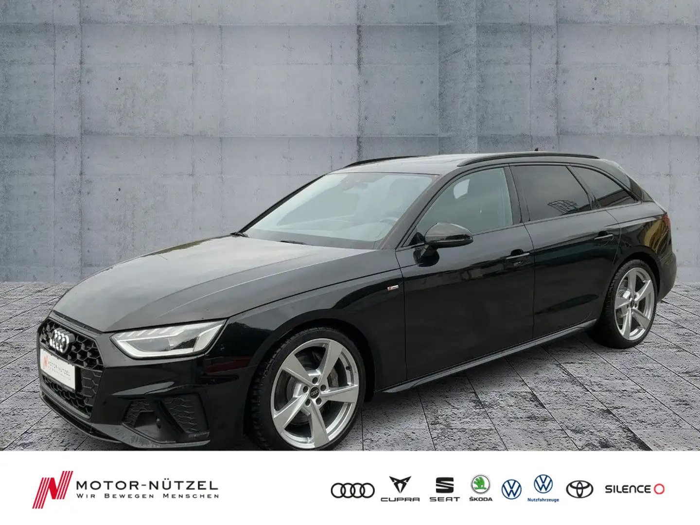 Audi A4 50 TDI QU S-LINE LED+NAVI+PANO+AHK-VORB Schwarz - 1