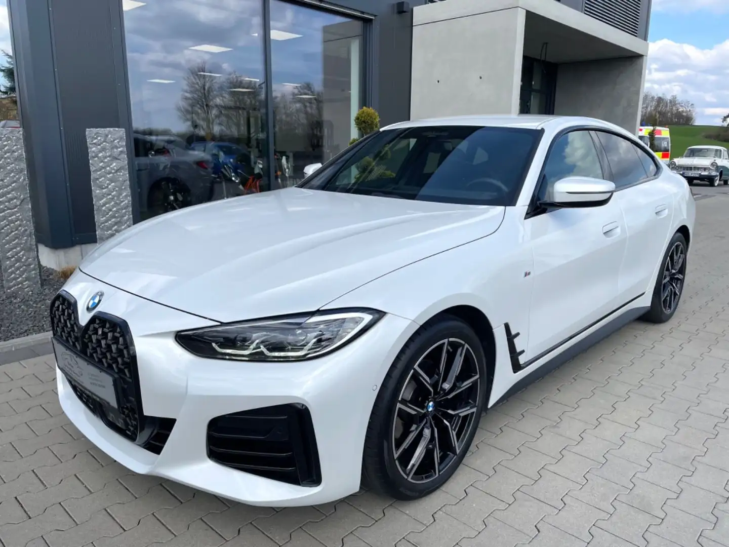 BMW 420 420d xDrive Gran Coupé M Sport/HeadUp/Standheiz Weiß - 1