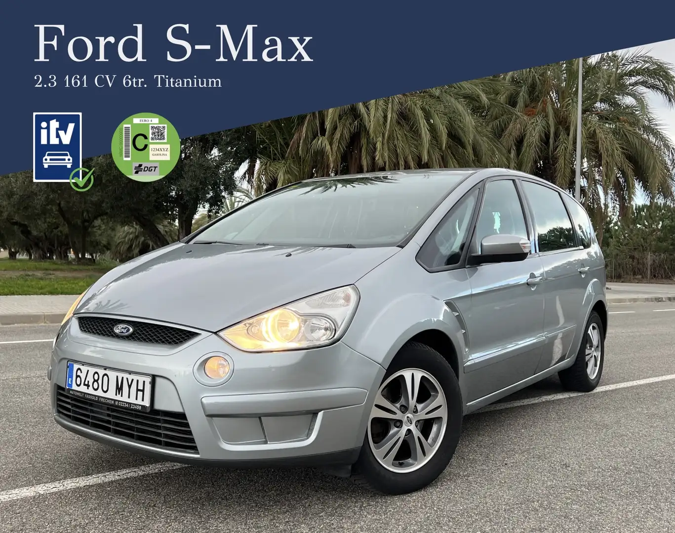 Ford S-Max Automático | Gasolina | Excelente estado Plateado - 1