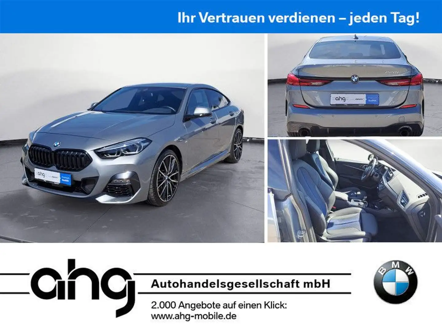 BMW 220i Gran Coupe M Sport LED | HIFI | Garantie Gris - 1