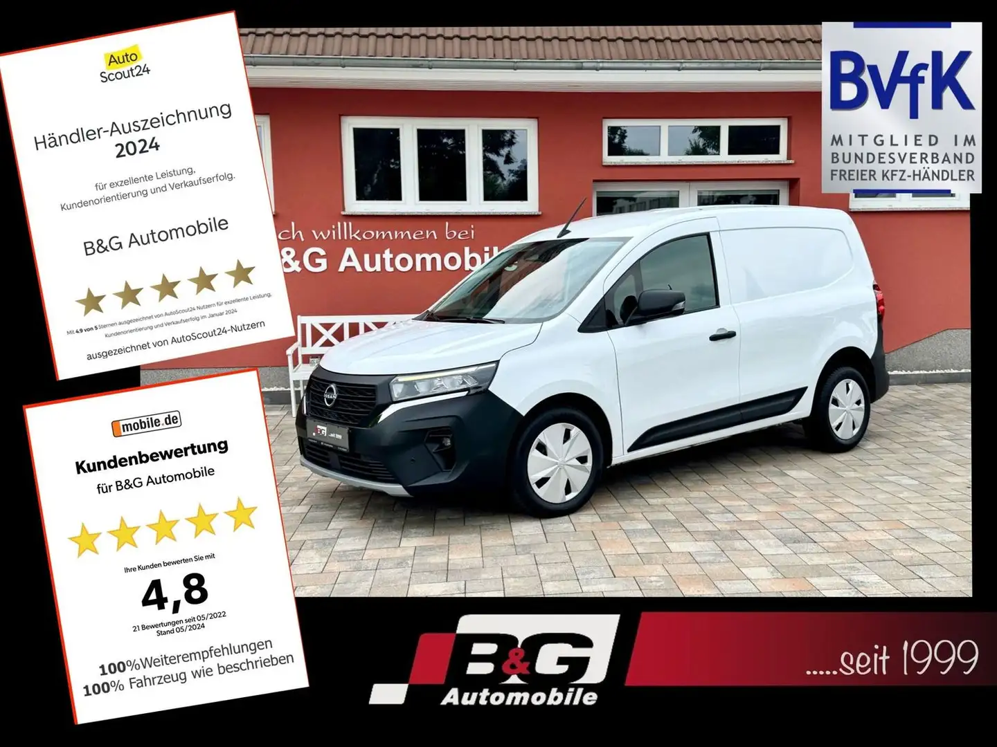 Nissan Townstar L1 2,0t Acenta*1.Hd*Teilleder*360Grad* Weiß - 1
