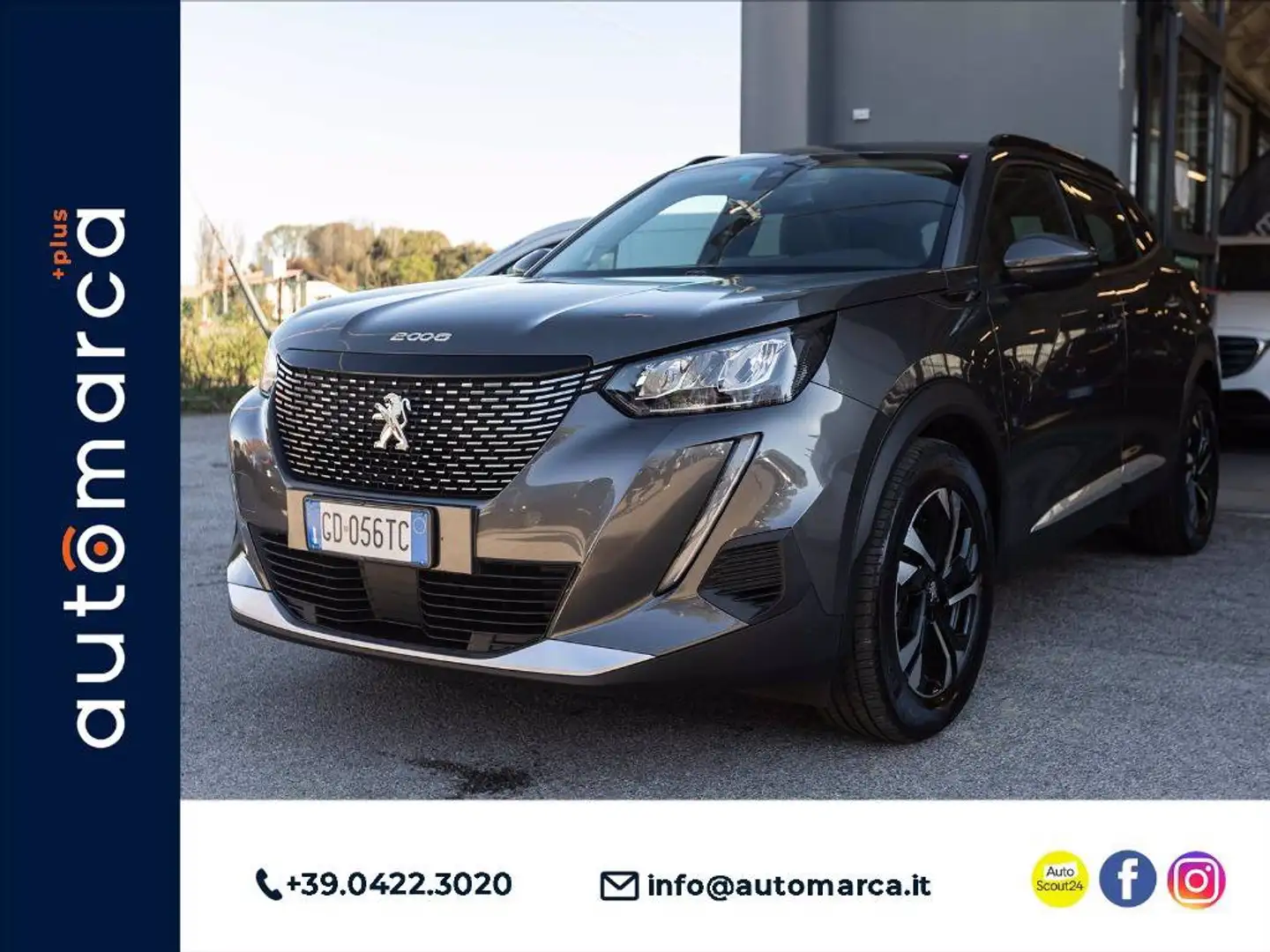Peugeot 2008 1.2 puretech Allure s&s 130cv Gris - 1