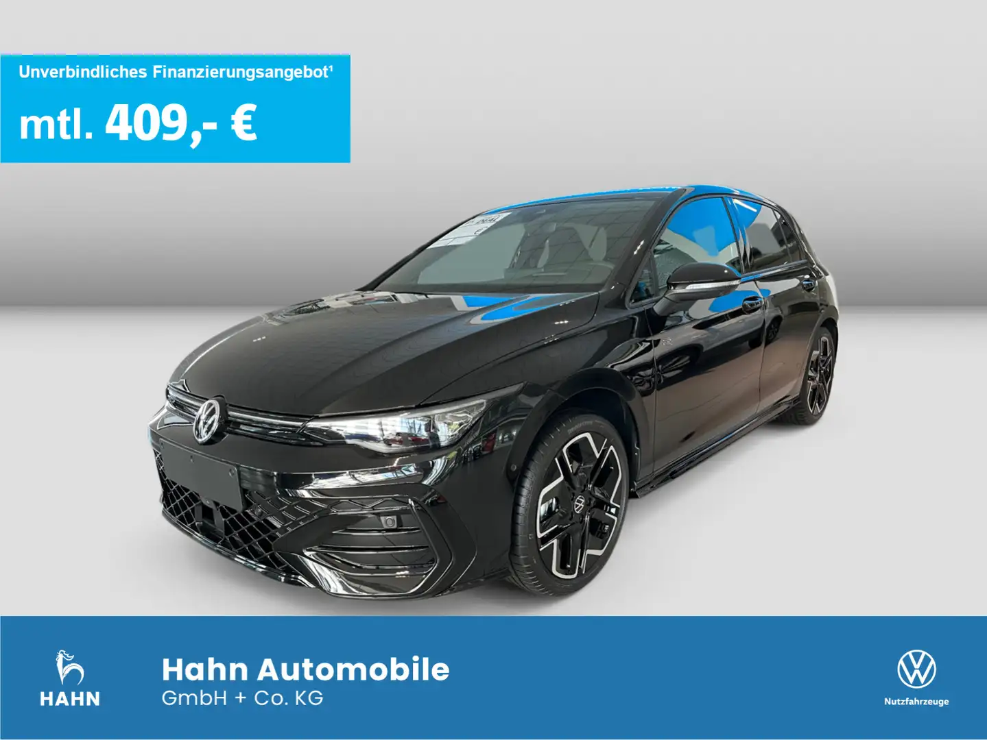 Volkswagen Golf GOLF "R-LINE" 18" YORK AHK AREA VIEW BLACK SOUND Schwarz - 1