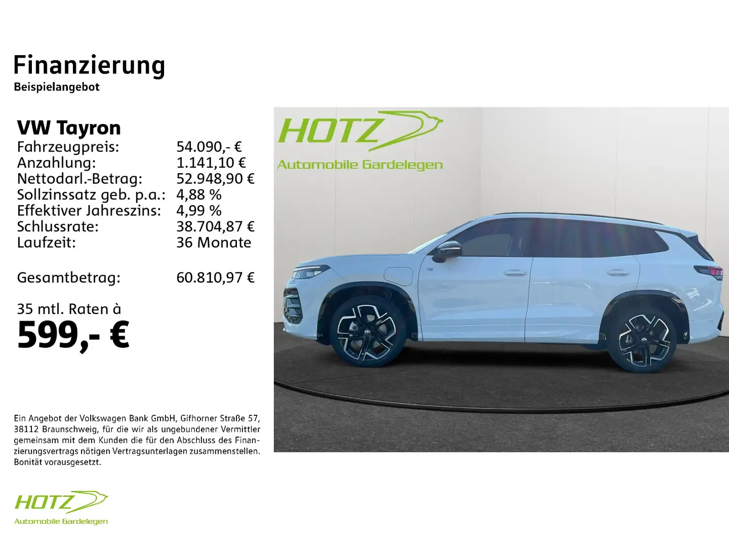 Volkswagen Tayron 1.5 eHybrid DSG R-Line AHK/Matrix/Harman/ Weiß - 2