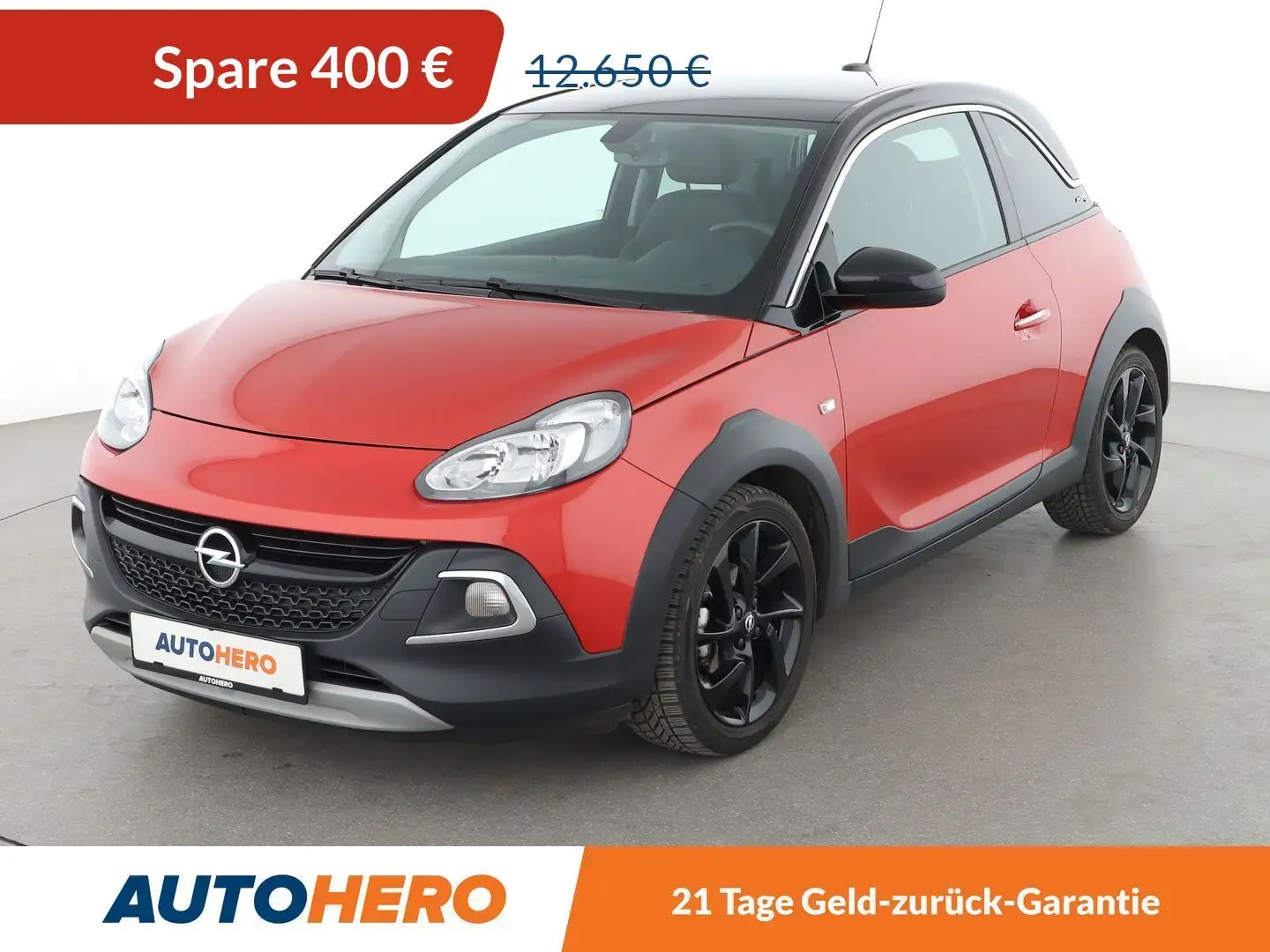 Opel Adam 1.2 Rocks *TEMPO*SHZ*LHZ*ALU*KLIMA*GARANTIE* Orange - 1