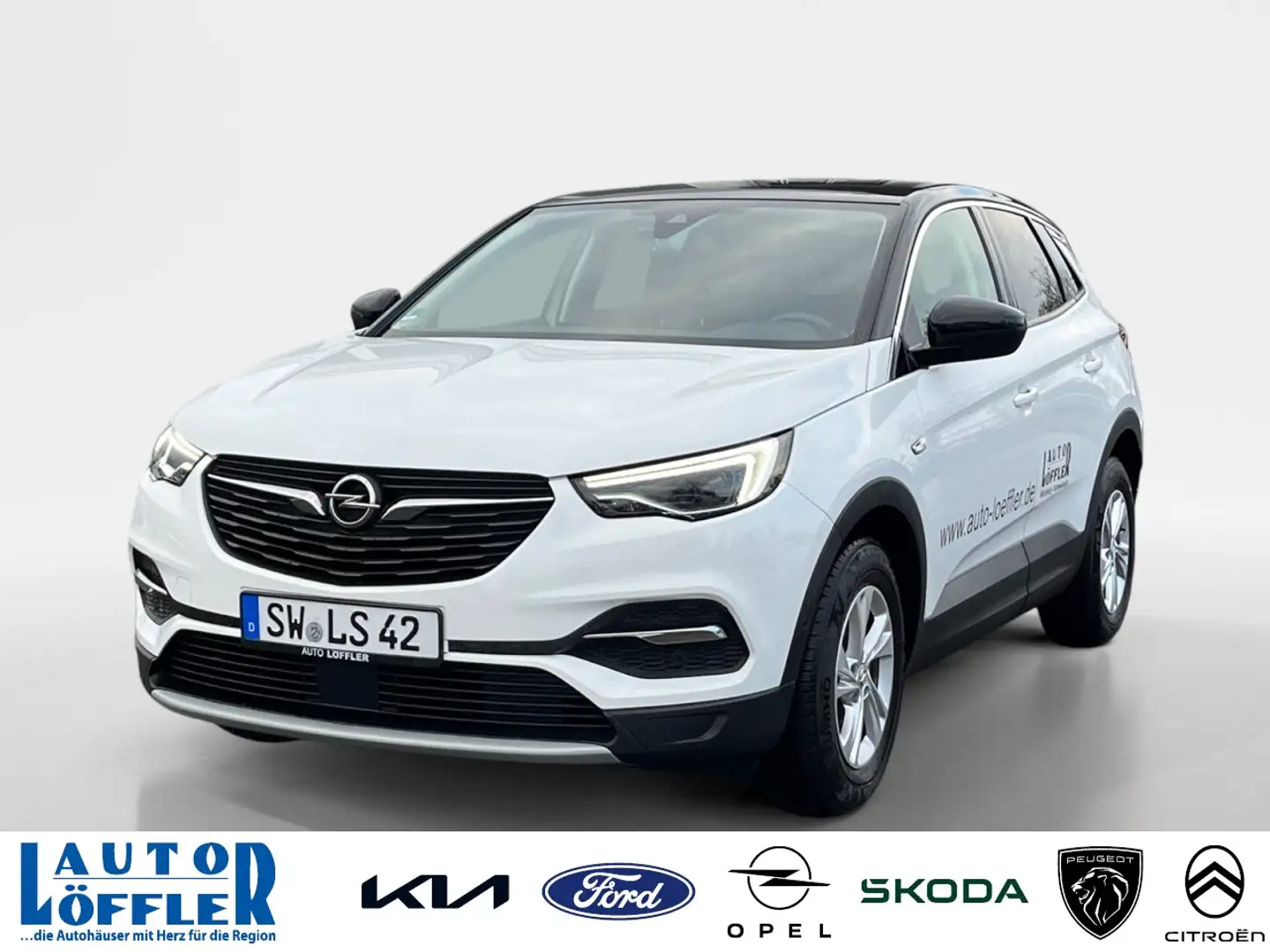 Opel Grandland X 1.5D Innovation Navi DM Klima Navi Einparkhilfe Weiß - 1