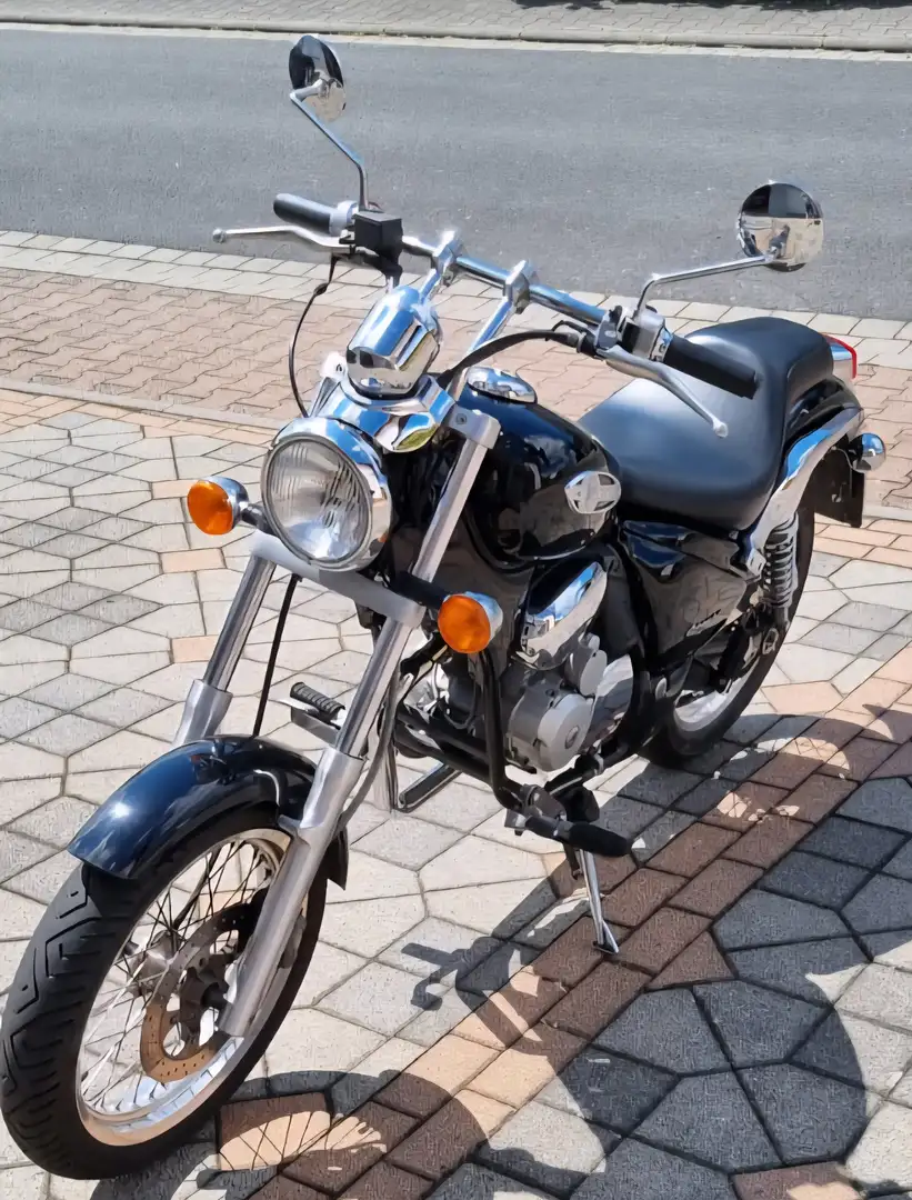 Gilera Coguar 125 Chopper Schwarz - 1