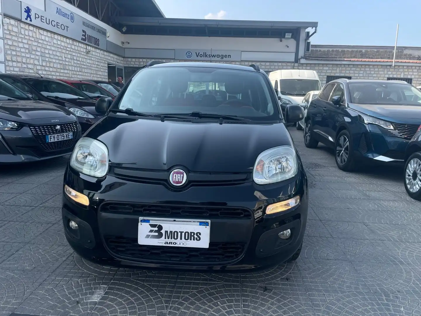 Fiat Panda Panda 1.2 Lounge 69cv E6 Zwart - 2