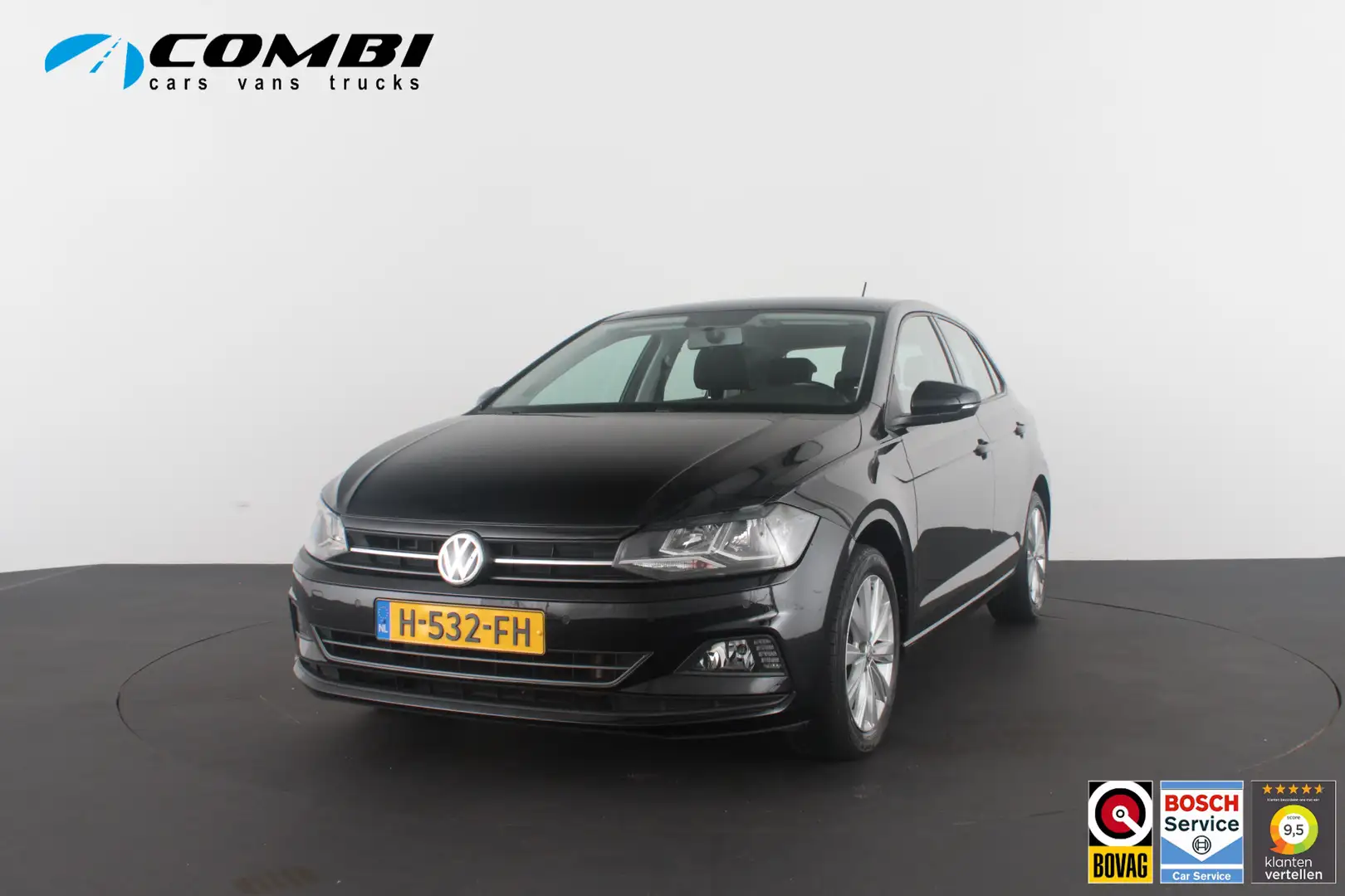 Volkswagen Polo 1.0 TSI Comfortline 95pk Navigatie/Adaptive crui Noir - 1