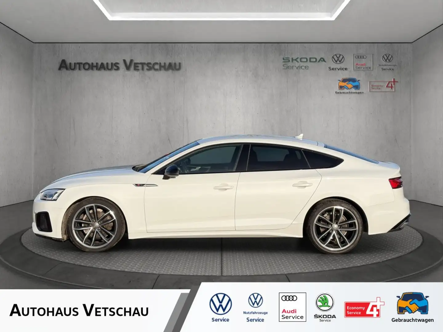 Audi A5 Sportback 35 TDI S-line elHK/RFK/LM19/LED Klima Blanc - 1