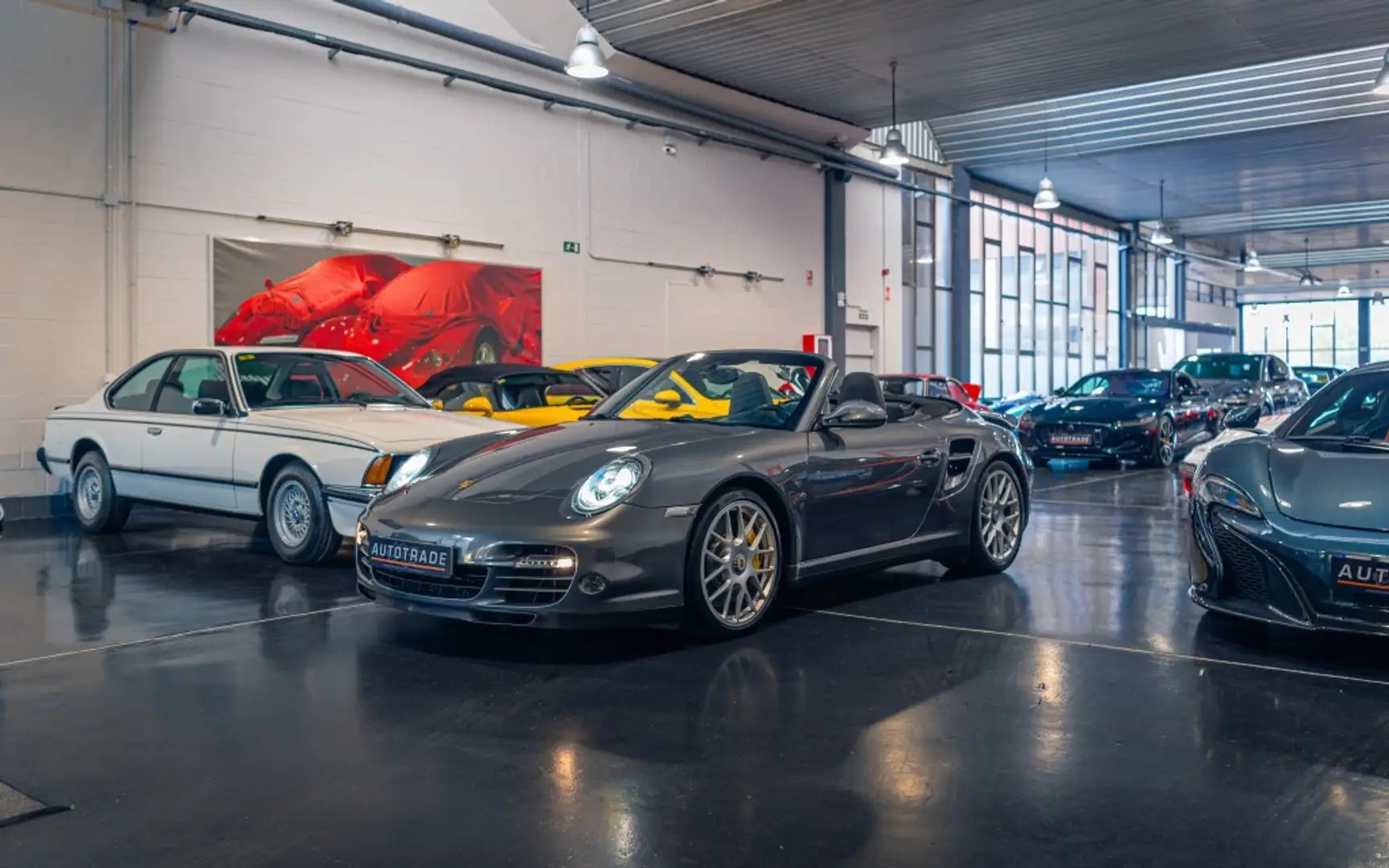 Porsche 997 Turbo Cabriolet Gris - 1