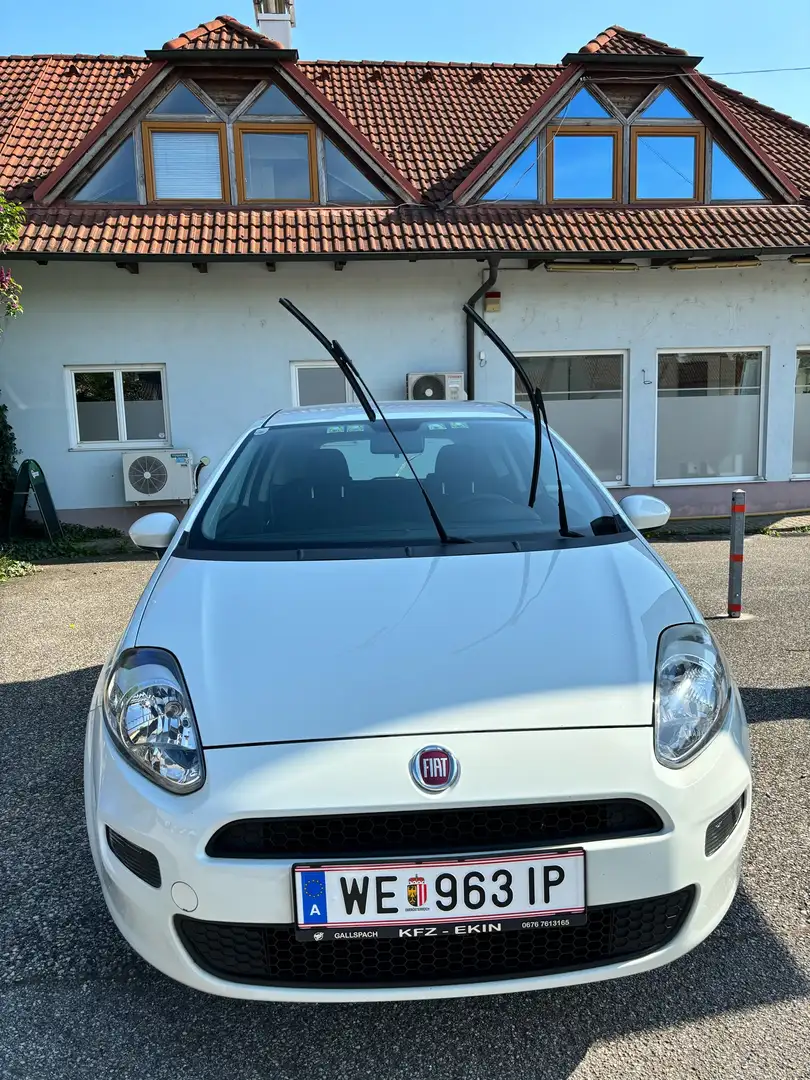 Fiat Punto Evo 1.2 8V Lounge Blanc - 1