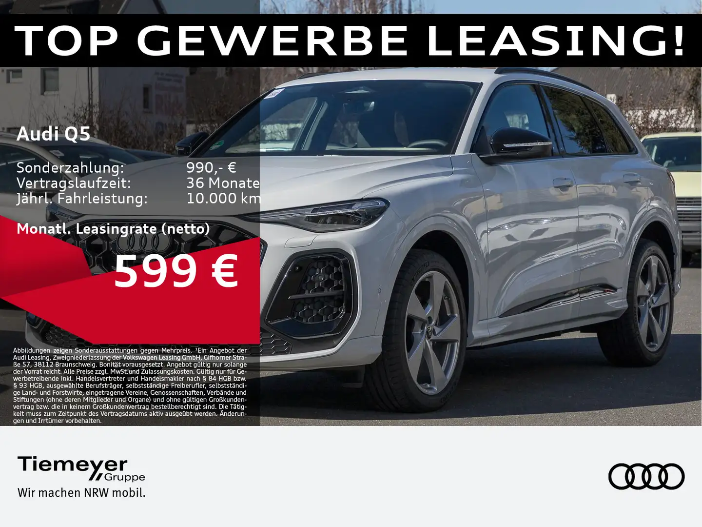 Audi Q5 TFSI Q S LINE 360° LM20 ACC Weiß - 1