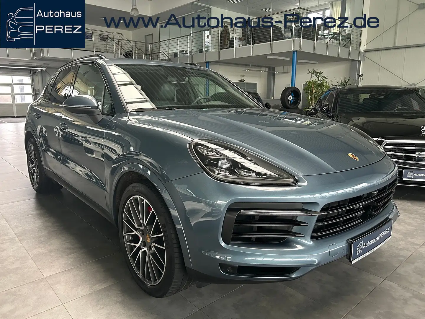 Porsche Cayenne AHK-LUFTFEDERUNG-MATRIX-PANORAMA-BOSE Albastru - 1