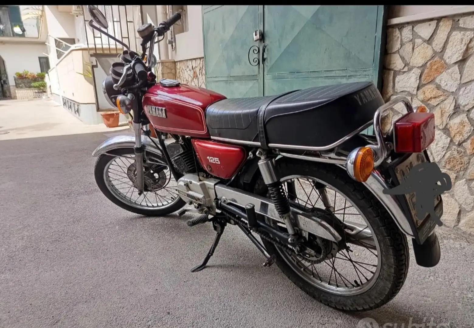 Yamaha SR 125 Rojo - 1