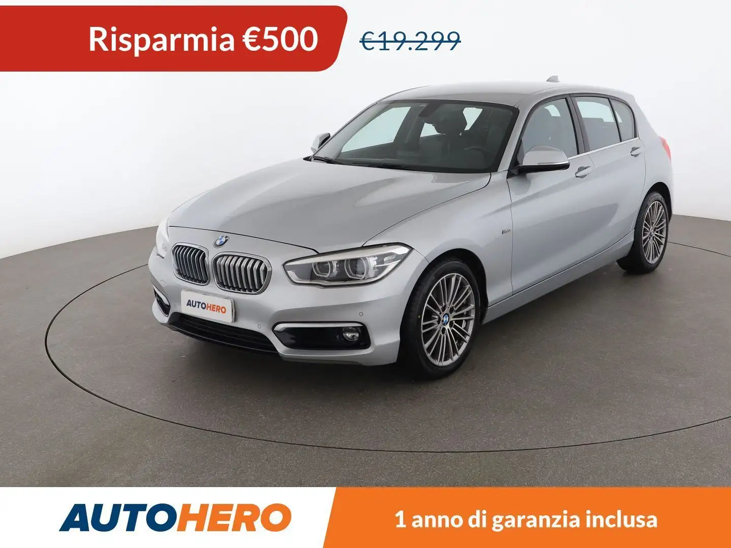 BMW 118 118d Urban Argento - 1