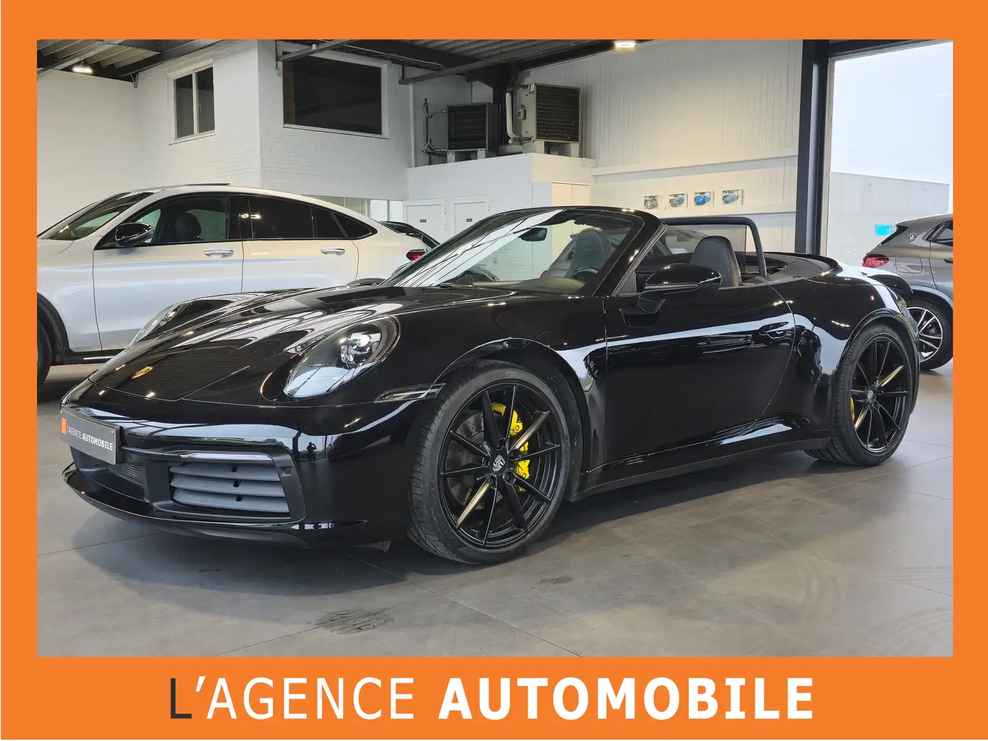 Porsche 992 Carrera  Cabriolet 3.0 Turbo PDK - Garantie 12M Zwart - 1