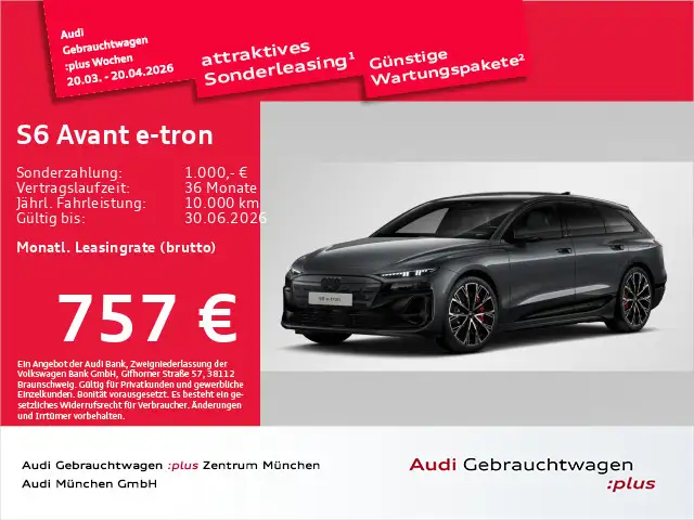 Audi S6 e-tron edition one Pano/ACC/B&O/LuftFed